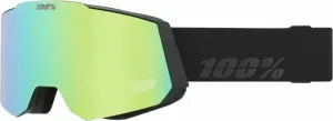 100% Snowcraft Black/HiPER Green Mirror/HiPER Turquoise Mirror Gafas de esquí