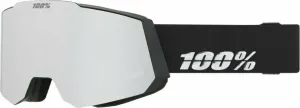 100% Snowcraft Black/HiPER Silver Mirror/HiPER Turquoise Mirror Gafas de esquí
