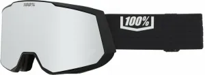 100% Snowcraft XL Black/HiPER Silver Mirror/HiPER Turquoise Mirror Gafas de esquí