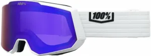100% Snowcraft XL White/HiPER Violet Mirror/HiPER Silver Flash Mirror Gafas de esquí