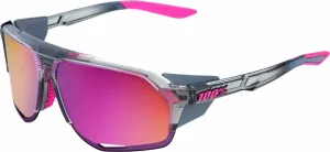 100% Norvik Polished Translucent Grey/Purple Multilayer Mirror Lens Gafas de ciclismo