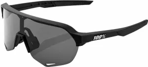 100% S2 Soft Tact Black/Smoke Lens Gafas de ciclismo