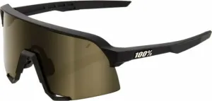 100% S3 Soft Tact Black/Soft Gold Mirror Gafas de ciclismo