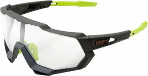 100% Speedtrap Soft Tact Cool Grey/Photochromic Lens Gafas de ciclismo