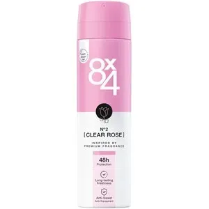 8x4 Deodorant Spray No. 2 Clear Rose 150 ml