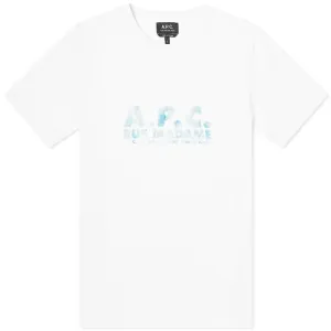 A.P.C Men's Bobby Address Logo White - S WHITE #352239