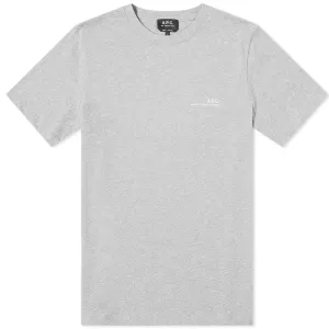 A.p.c Mens Item Logo T-shirt Grey XXL