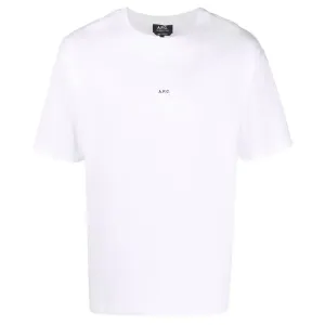 A.p.c Mens Kyle Logo T-shirt White S