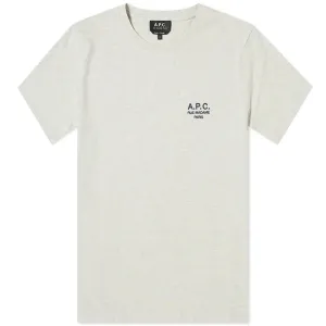 A.P.C Men's Logo T-shirt Grey XXL