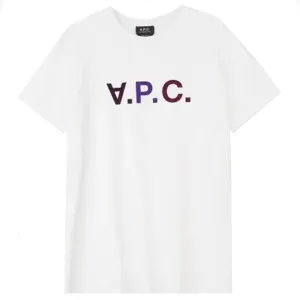 A.p.c Mens Vpc Logo T-shirt White L #353176