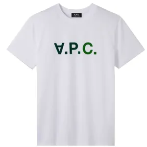 A.p.c Mens Vpc Logo T-shirt White XXL #353168