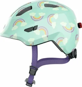 Abus Smiley 3.0 LED Blue Rainbow S Casco de bicicleta para niños