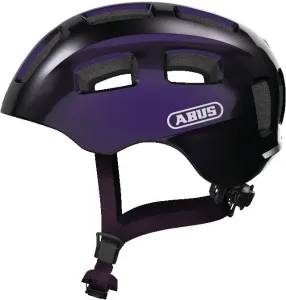 Abus Youn-I 2.0 Black Violet S Casco de bicicleta para niños