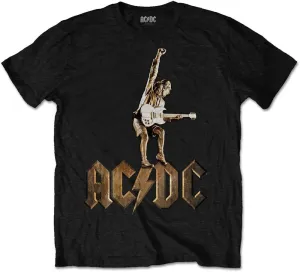 AC/DC Camiseta de manga corta Angus Statue Mens Black XL