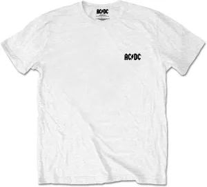 AC/DC Camiseta de manga corta Black Ice Unisex Blanco XL