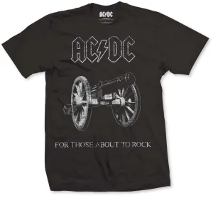 AC/DC Camiseta de manga corta About To Rock Unisex Black 2XL