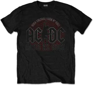 AC/DC Camiseta de manga corta Hard As Rock Black L