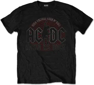 AC/DC Camiseta de manga corta Hard As Rock Unisex Black XL