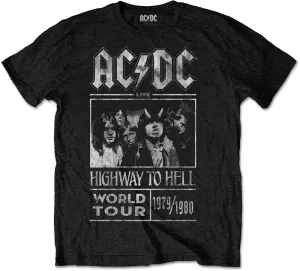 AC/DC Camiseta de manga corta Highway to Hell World Tour 1979/1988 Black XL