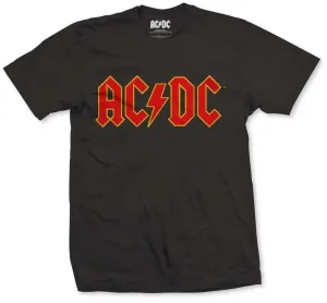 AC/DC Camiseta de manga corta Kid's Logo 5 - 6 Y Negro