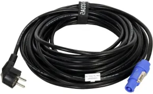 Accu Cable Power Con Schuko Negro 15 m