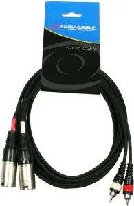 ADJ AC-2XM-2RM 3 m Cable de audio