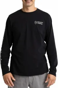 Adventer & fishing Camiseta de manga corta Long Sleeve Shirt Black 2XL