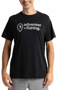 Adventer & fishing Camiseta de manga corta Short Sleeve T-shirt Black L