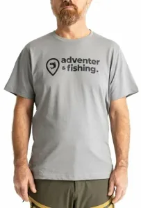 Adventer & fishing Camiseta de manga corta Short Sleeve T-shirt Titanium 2XL