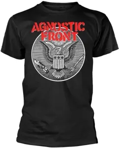 Agnostic Front Camiseta de manga corta Against All Eagle Black M