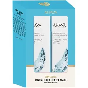 Ahava Deadsea Water Mineral Body Lotion Sea-Kissed Duo Set Set de regalo Essential Day Moisturizer Normal Dry 15 ml + All in 1 Toning Cleanser 30 ml +