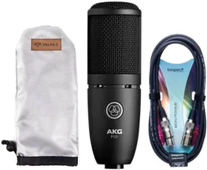 AKG P120+ Recording Microphone SET Micrófono de condensador de estudio