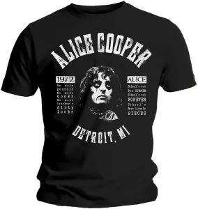 Alice Cooper Camiseta de manga corta School's Out Lyrics Black XL