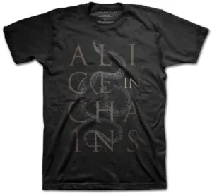 Alice in Chains Camiseta de manga corta Snakes Black M