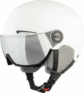 Alpina Arber Visor Q-Lite Ski Helmet White Matt M Casco de esquí