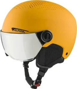 Alpina Zupo Visor Q-Lite Junior Ski helmet Burned/Yellow Matt M Casco de esquí