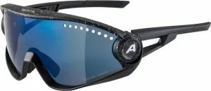Alpina 5w1ng Black Blur Matt/Blue Gafas de ciclismo