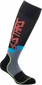 Alpinestars Calcetines MX Plus-2 Socks Black/Yellow Fluorescent/Coral M
