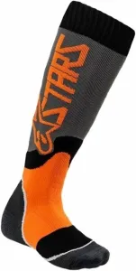 Alpinestars Calcetines MX Plus-2 Socks Cool Gray/Orange Fluorescent M