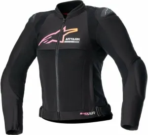 Alpinestars Stella SMX Air Jacket Black/Yellow/Pink 2XL Chaqueta textil