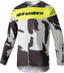 Alpinestars Racer Tactical Jersey Gray/Camo/Yellow Fluorescent L Camiseta Motocross