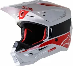 Alpinestars S-M5 Bond Helmet White/Red Glossy XL Casco