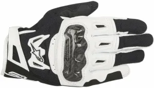 Alpinestars SMX-2 Air Carbon V2 Gloves Black/White 2XL Guantes de moto