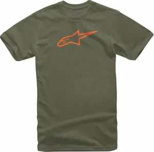 Alpinestars Ageless Classic Tee Military Orange XL Camiseta de manga corta