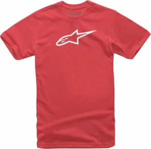 Alpinestars Ageless Classic Tee Red/White XL Camiseta de manga corta