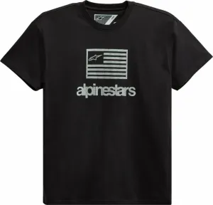 Alpinestars Flag Tee Black L Camiseta de manga corta