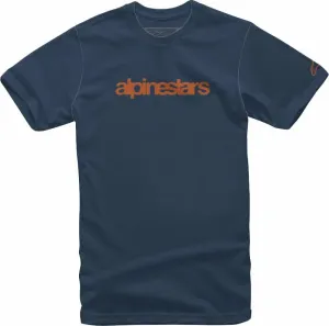 Alpinestars Heritage Logo Tee Navy/Rust S Camiseta de manga corta