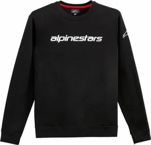 Alpinestars Linear Crew Fleece Black/White 2XL Capucha