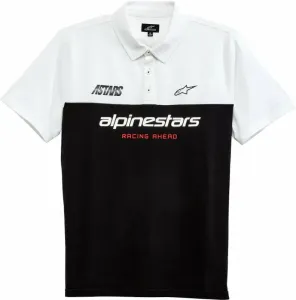 Alpinestars Paddock Polo Black/White L Camiseta de manga corta