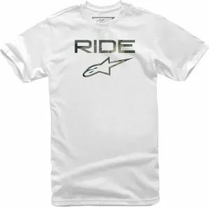 Alpinestars Ride 2.0 Camo Blanco M Camiseta de manga corta